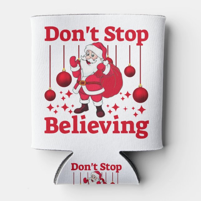 Weihnachtsmann glaubt dosenkühler (Vorderseite)