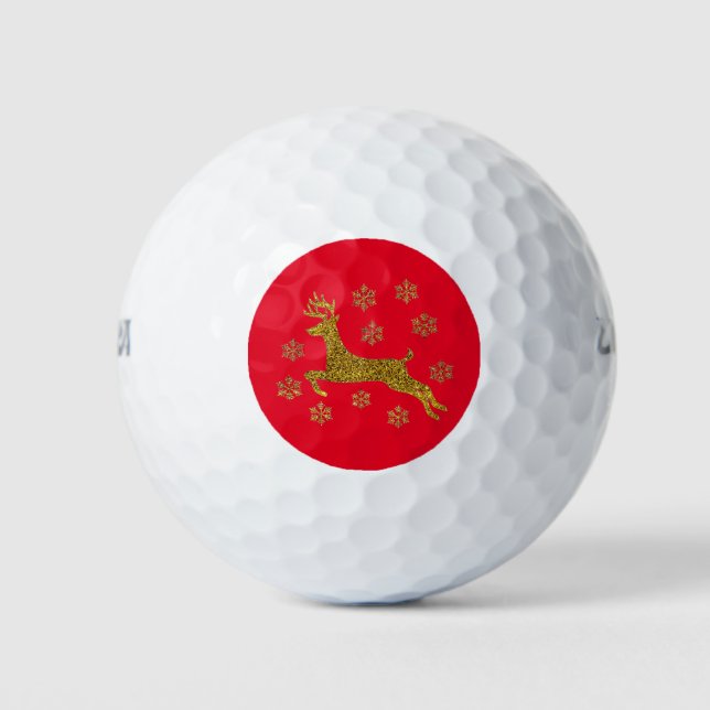 Weihnachtsmann Golfball (Vorderseite)