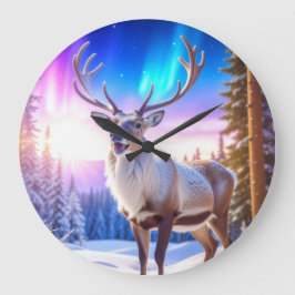 Weihnachtsmann Große Wanduhr