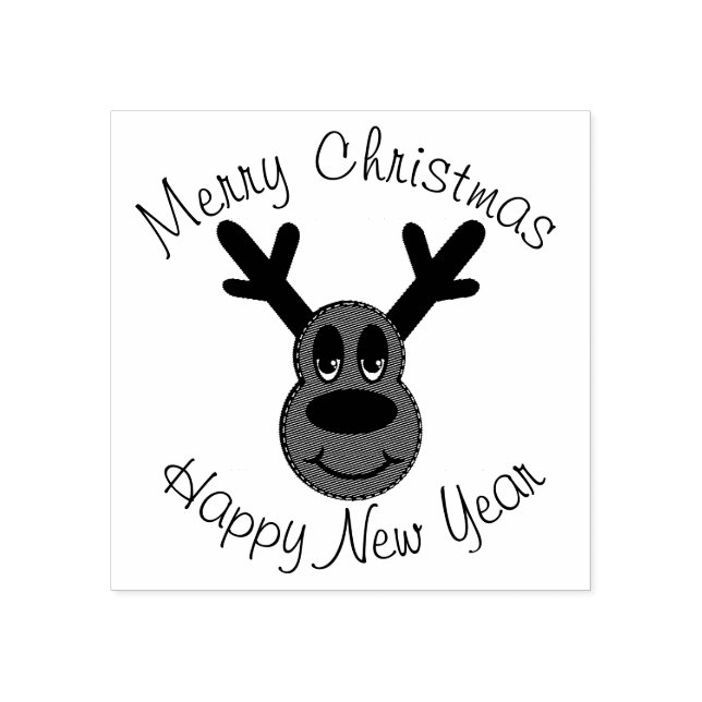 Weihnachtsmann Gummistempel (Prägung)