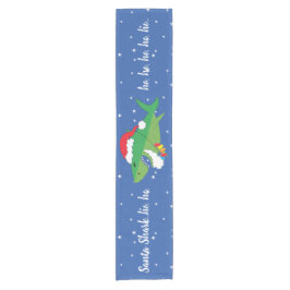 Weihnachtsmann-Hai personalisieren 35,5 x 183 cm Kurzer Tischläufer