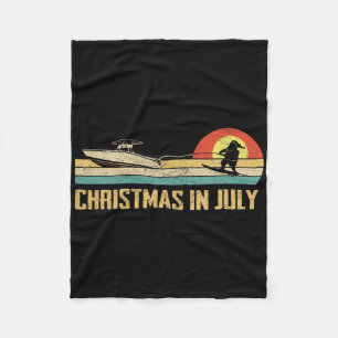 Weihnachtsmann Hawaiianisches Surfen Weihnachten S Fleecedecke