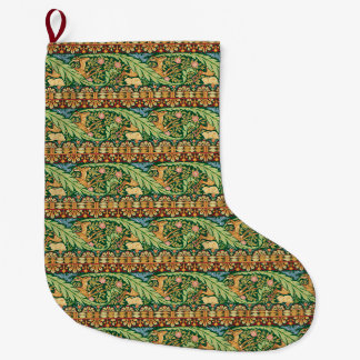 Weihnachtsmann-Hirsch und Kaninchen - Walter Crane Großer Weihnachtsstrumpf