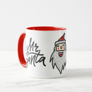 WEIHNACHTSMANN HO HO HO Männer Lustiger Weihnachts Tasse
