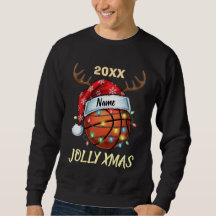 Weihnachtsmann Hut Basketball Rentier Weihnachten