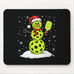 Weihnachtsmann Hut Schneemann Weihnachten Lustiger Mousepad