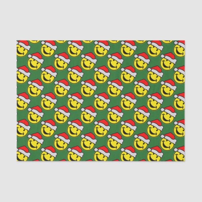 Weihnachtsmann Ihr backgr. u. Ideen Seidenpapier (Vorderseite)