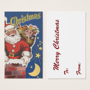 Weihnachtsmann im Retro-Stil, Die Nacht vor dem We