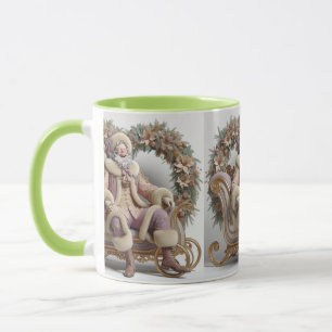 Weihnachtsmann im Schlitten, Weihnachten, Autor Na Tasse