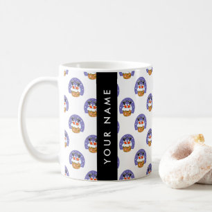 Weihnachtsmann im Schornstein, Schnee, Weihnachten Kaffeetasse