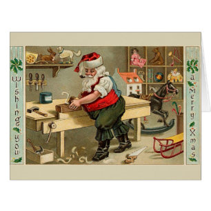 Weihnachtsmann im Vintage-Stil