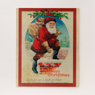 Weihnachtsmann im Vintage-Stil