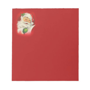 Weihnachtsmann im Vintage-Stil Notizblock