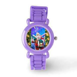 Weihnachtsmann im Winter eWatch Armbanduhr