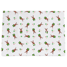 Weihnachtsmann in Grün und Rot