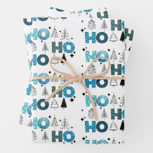 Weihnachtsmann individualisieren geschenkpapier set