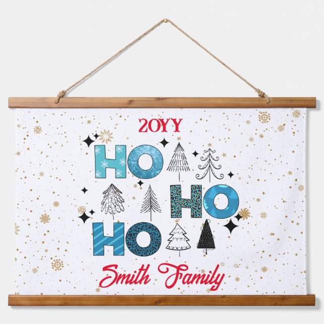 Weihnachtsmann individualisieren wandteppich mit holzrahmen (Vorne)