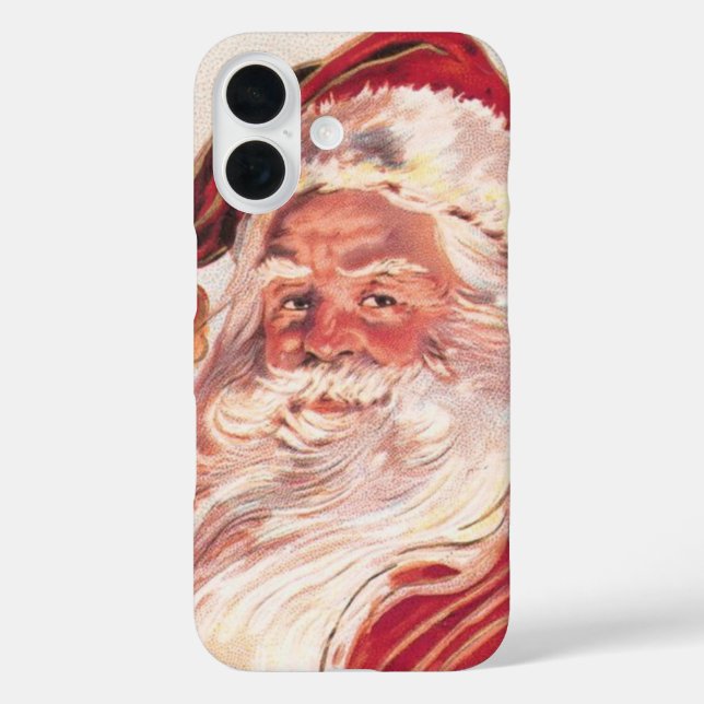 Weihnachtsmann iPhone 16 Hülle (Rückseite)