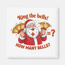 Weihnachtsmann Jingle Bells Addition Math Spiel Ma