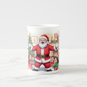 Weihnachtsmann, Jingle Bells with Santa Prozellantasse