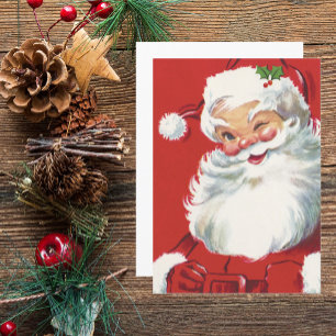 Weihnachtsmann, Jolly und Winking Einladung