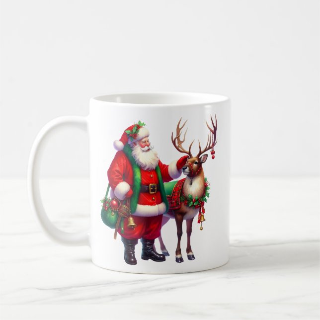 Weihnachtsmann-Kaffeetasse Kaffeetasse (Links)