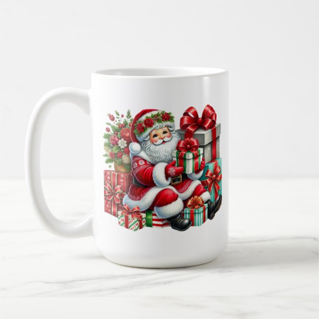 Weihnachtsmann-Kaffeetasse Kaffeetasse (Links)