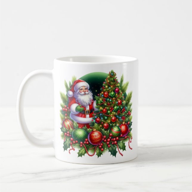 Weihnachtsmann-Kaffeetasse Kaffeetasse (Links)