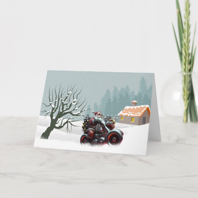 Weihnachtsmann  karte (Vorderseite)