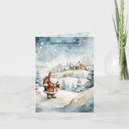 Weihnachtsmann Karte