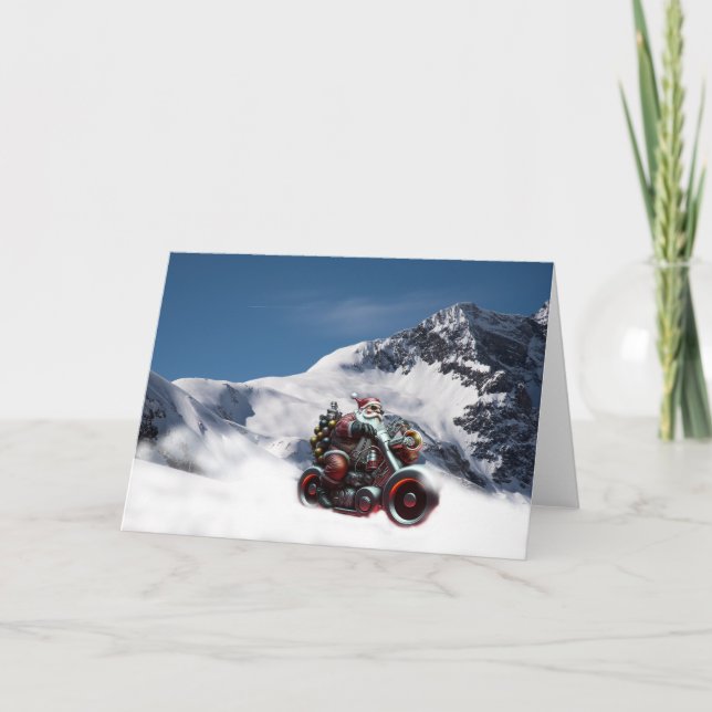 Weihnachtsmann  karte (Vorderseite)