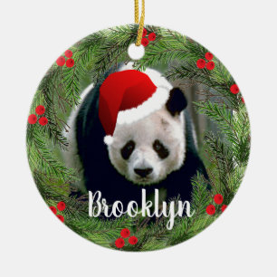 Weihnachtsmann Keramik Ornament