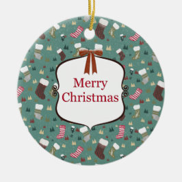 "Weihnachtsmann" Keramik Ornament