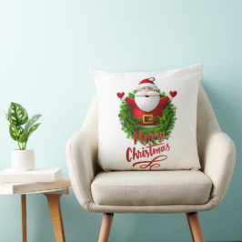 Weihnachtsmann Kissen