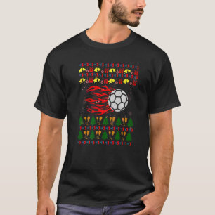 Weihnachtsmann-Klaus Handball Spieler Torwart P T-Shirt