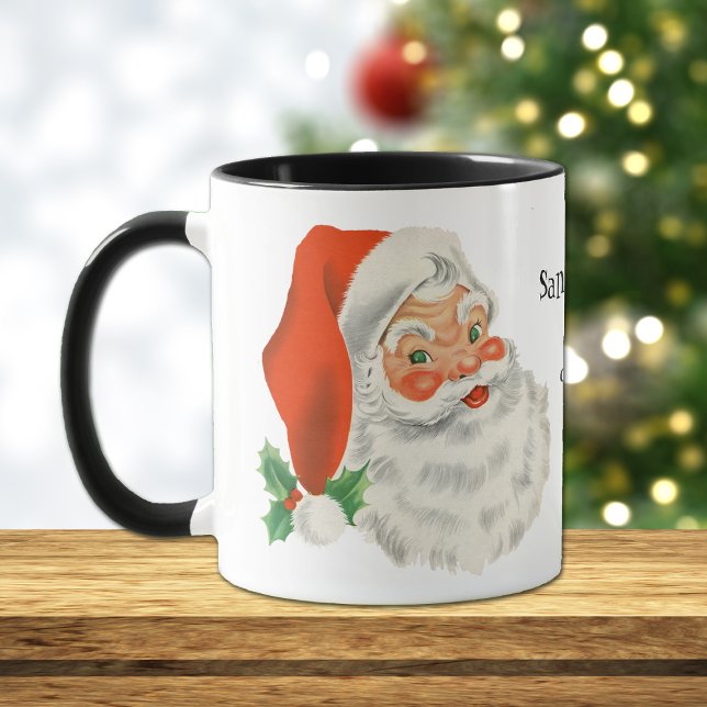 Weihnachtsmann kommt Weihnachten für Kinder Tasse (Von Creator hochgeladen)
