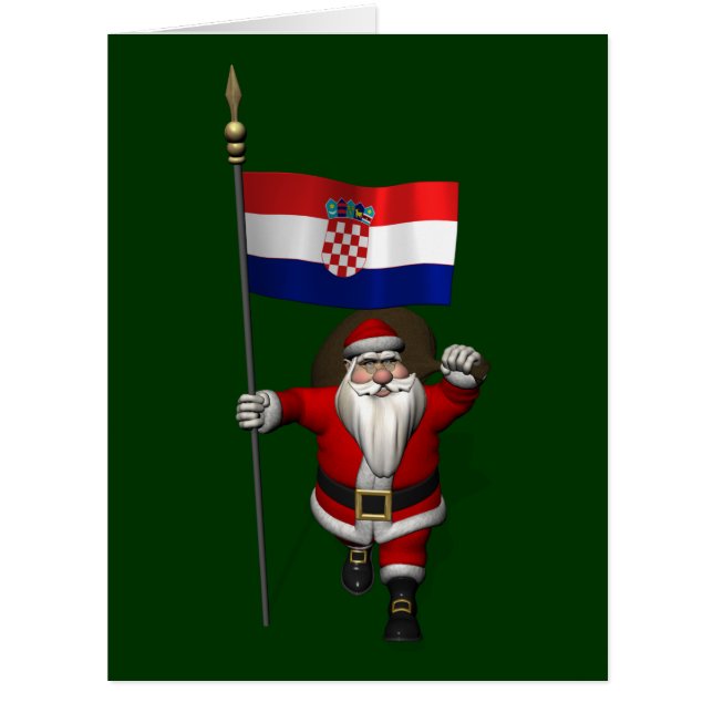 Weihnachtsmann Kroatien besuchen (Vorderseite)