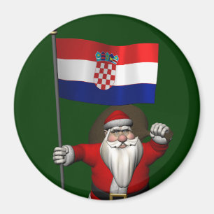Weihnachtsmann Kroatien besuchen Magnet