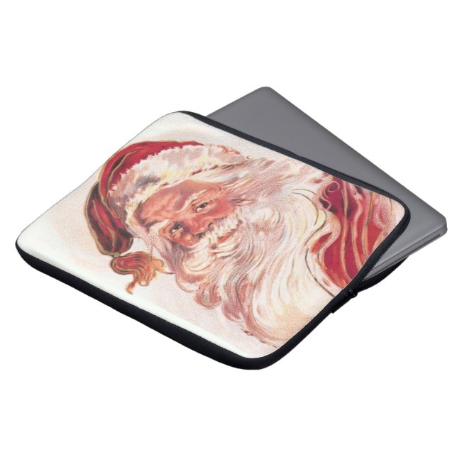 Weihnachtsmann Laptopschutzhülle (Vorne Oben)