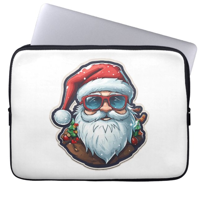 Weihnachtsmann Laptopschutzhülle (Vorderseite)