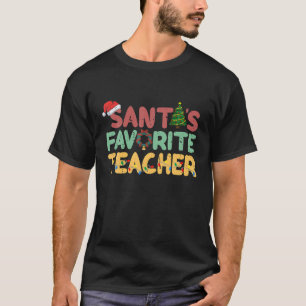 Weihnachtsmann-Lieblingslehrerin Weihnachtsmannmüt T-Shirt