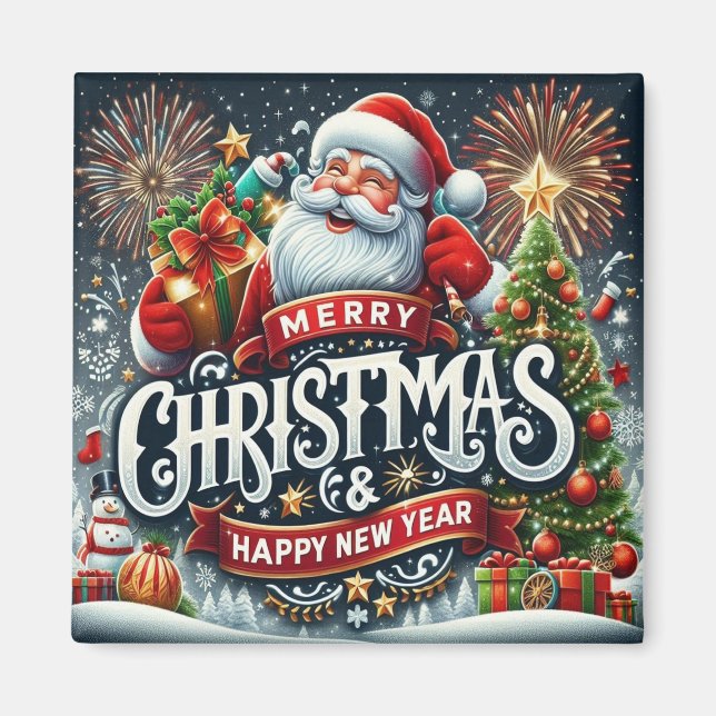 Weihnachtsmann Magnet (Vorne)