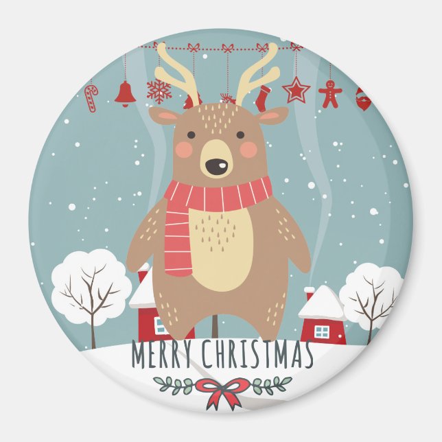 Weihnachtsmann Magnet (Vorne)
