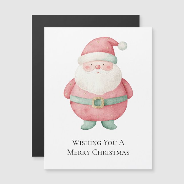 Weihnachtsmann Magnetkarte (Vorne/Hinten)