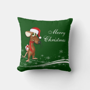 Weihnachtsmann-Maus Kissen