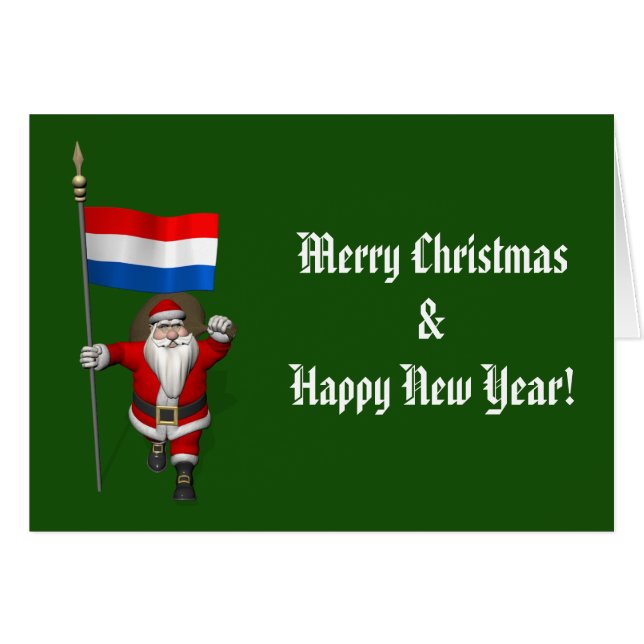 Weihnachtsmann mit Abtritt der Niederlande (Vorderseite (Horizontal))
