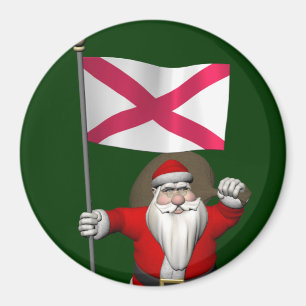 Weihnachtsmann mit Abtritt in Nordirland Magnet