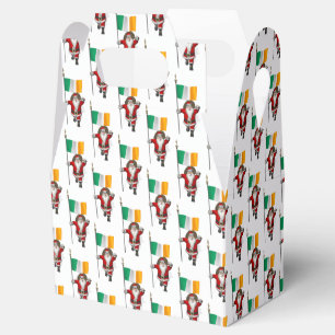 Weihnachtsmann mit Abtritt Irlands Geschenkschachtel