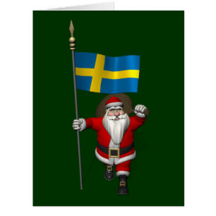 Weihnachtsmann mit Abtritt Schwedens