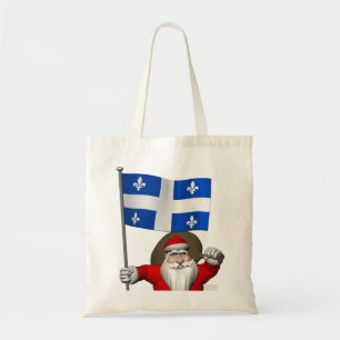 Weihnachtsmann mit Ausweis von Québec CDN Tragetasche